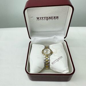 Wittnauer swiss wrist watch women's with‎ original burgundy box